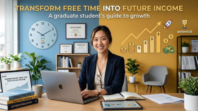 【大学院が暇すぎ】その時間を「将来の年収」に変える！不安を自信にする過ごし方完全ガイド